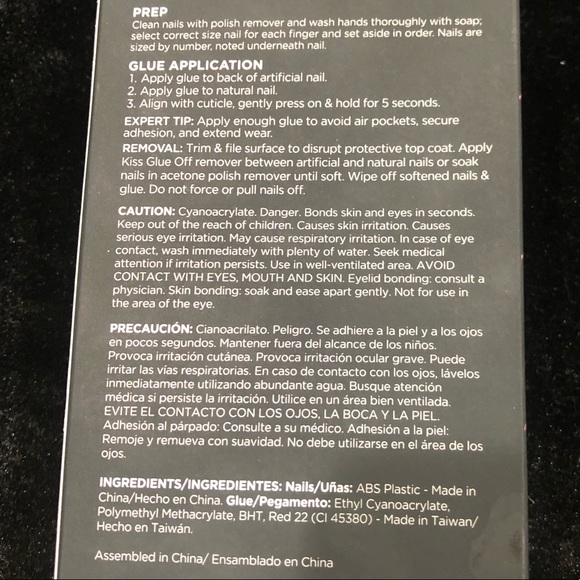 Nails: Kiss Press On Masterpiece One of a Kind Nails - Picture 5 of 5